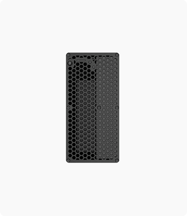 BlockDAG X100 ASIC miner, ventilation panel